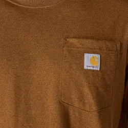 
                  CARHARTT Koszulka T-shirt Dearborn Relaxed Pocket brązowa rozmiar XL 103296.BRN.S007